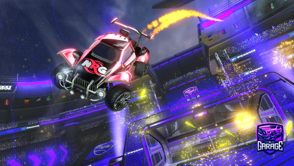 A Rocket League car design from dakotabegoated