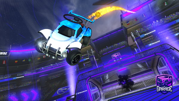 A Rocket League car design from sanood123