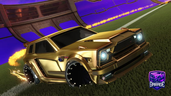 A Rocket League car design from Octy2