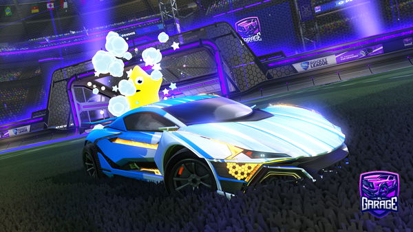 A Rocket League car design from Voetbal_leef