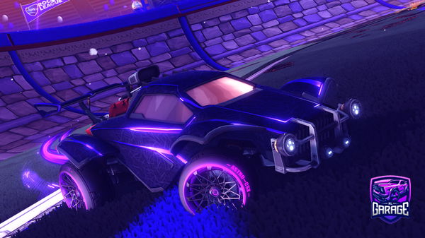 A Rocket League car design from Black-14