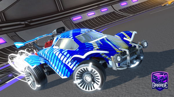 A Rocket League car design from JackpotFrostbite