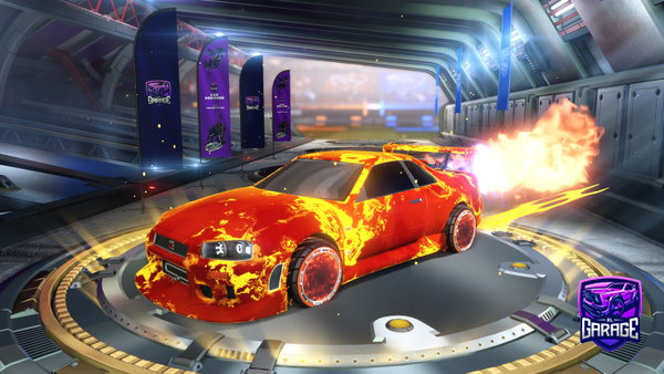 A Rocket League car design from Mistycscyo