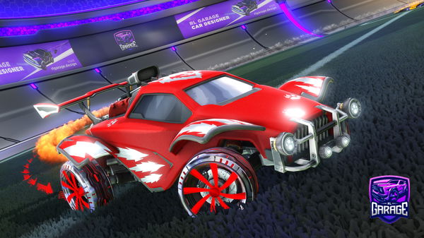 A Rocket League car design from CakeMaster713