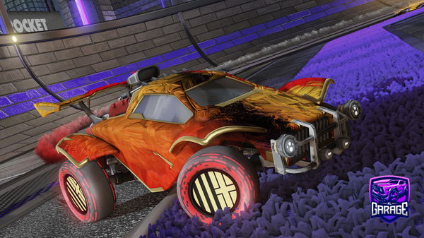A Rocket League car design from BO_SHMAIS8