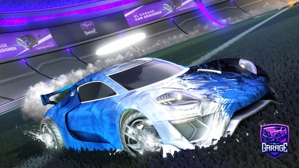 A Rocket League car design from comment_next_car_colour