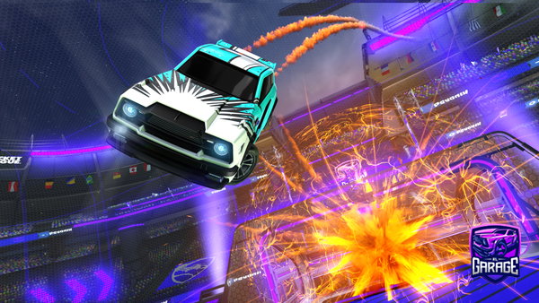 A Rocket League car design from AFlockOfDonuts