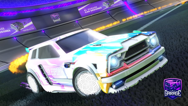A Rocket League car design from Nugget2359