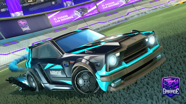 A Rocket League car design from DragonWrs18