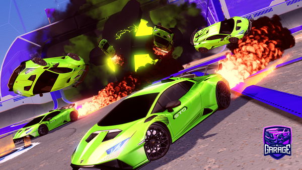 A Rocket League car design from N1TROUSSS