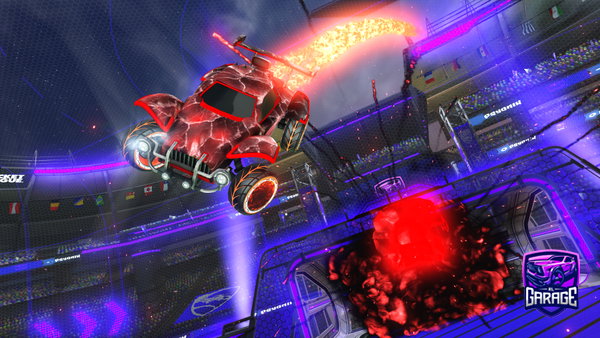 A Rocket League car design from Bieberkiller050