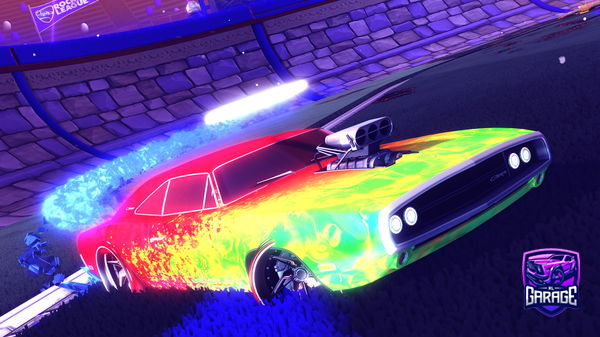 A Rocket League car design from TX456G