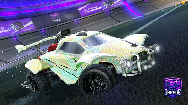 A Rocket League car design from MYCK700