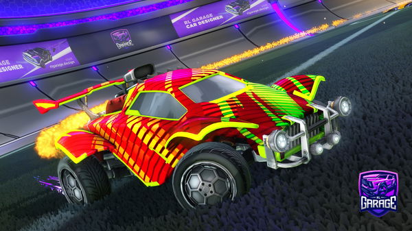 A Rocket League car design from Razviul