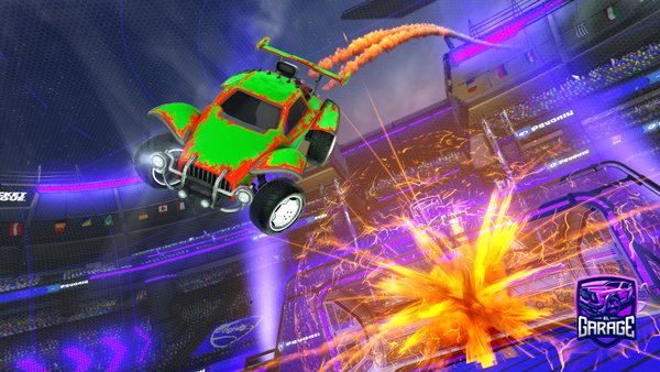 A Rocket League car design from trix999wrld