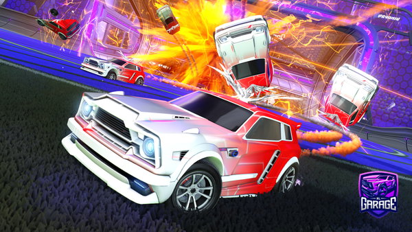 A Rocket League car design from Orisabag
