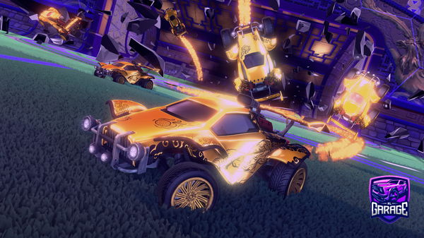 A Rocket League car design from W00d13S154321