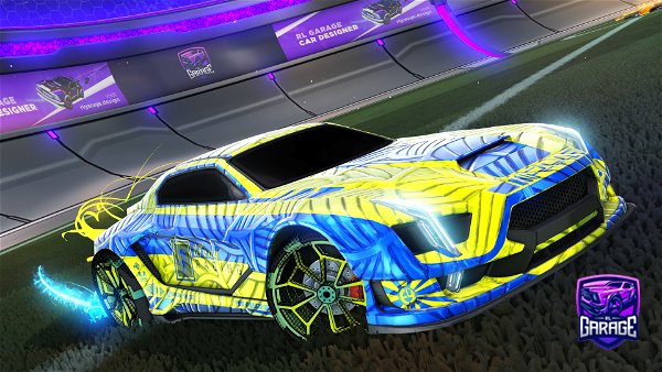 A Rocket League car design from Turretmaster107