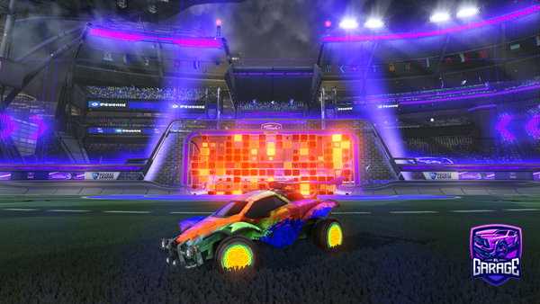 A Rocket League car design from DuskPro11