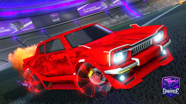 A Rocket League car design from CrustierPoem449
