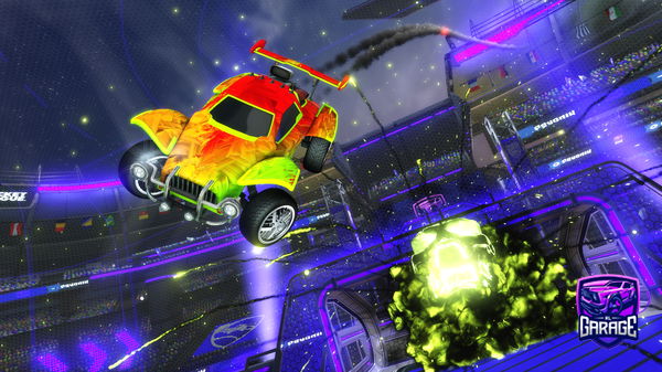 A Rocket League car design from skittles042008