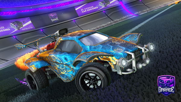 A Rocket League car design from RudolfTheRude