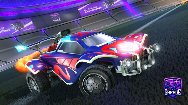 A Rocket League car design from Vascient