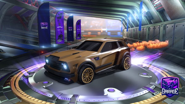 A Rocket League car design from Aurora_FluffBall