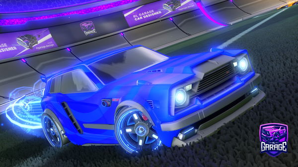 A Rocket League car design from Normally