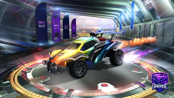 A Rocket League car design from Sommerz-