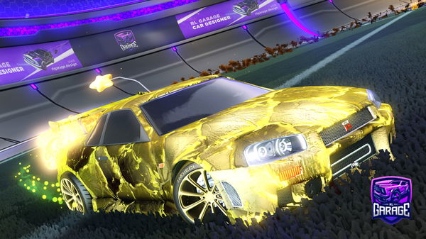 A Rocket League car design from Itz_schope