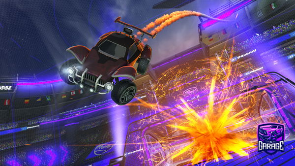 A Rocket League car design from flame_dani