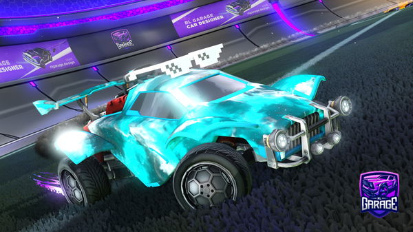 A Rocket League car design from vahuipon