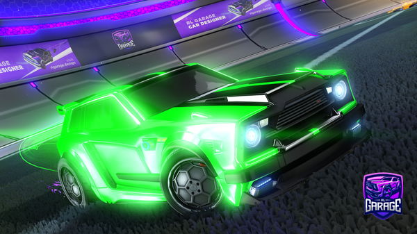A Rocket League car design from SLWXCV