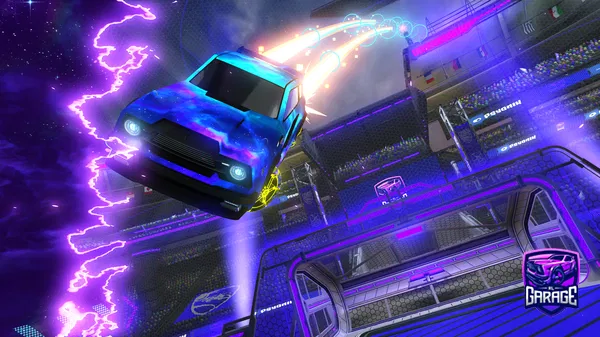 A Rocket League car design from Rain7