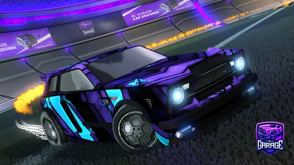 A Rocket League car design from NetfishHun