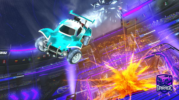 A Rocket League car design from Benros