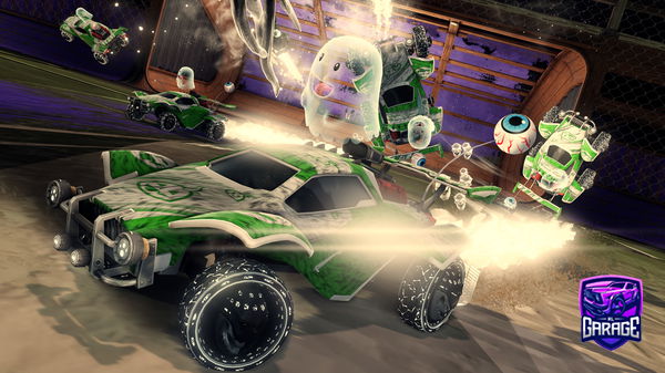 A Rocket League car design from Gangws