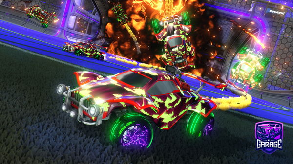 A Rocket League car design from toadofdeath