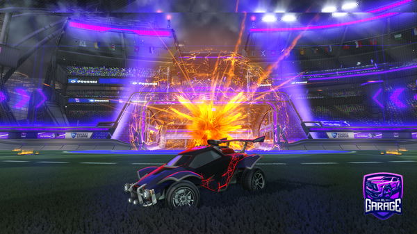 A Rocket League car design from Mateuco