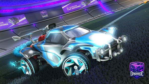 A Rocket League car design from PugGamerPro8739
