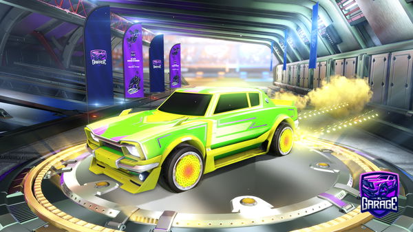 A Rocket League car design from Megasauruse