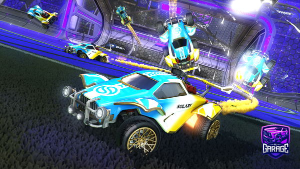 A Rocket League car design from RJTENTACION