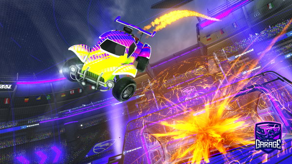 A Rocket League car design from hzbudjf