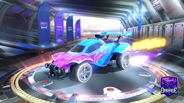 A Rocket League car design from RogueWZN