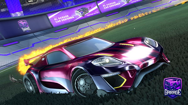 A Rocket League car design from KTiniOfficial