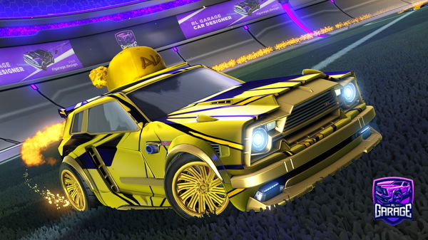 A Rocket League car design from ACULO777
