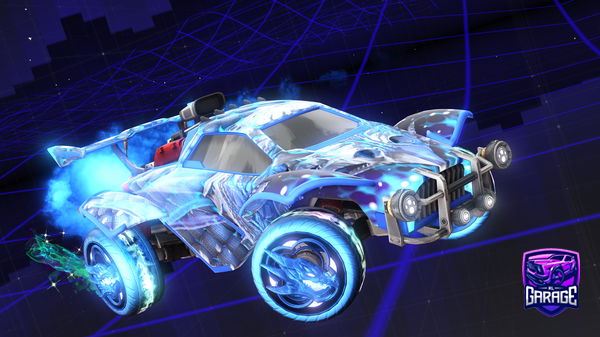 A Rocket League car design from Capybara_RL