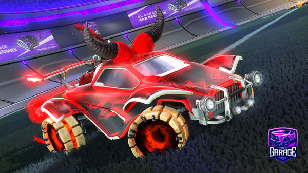 A Rocket League car design from BATTLE_Monkey20