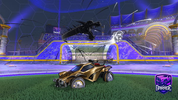 A Rocket League car design from -Mouni-